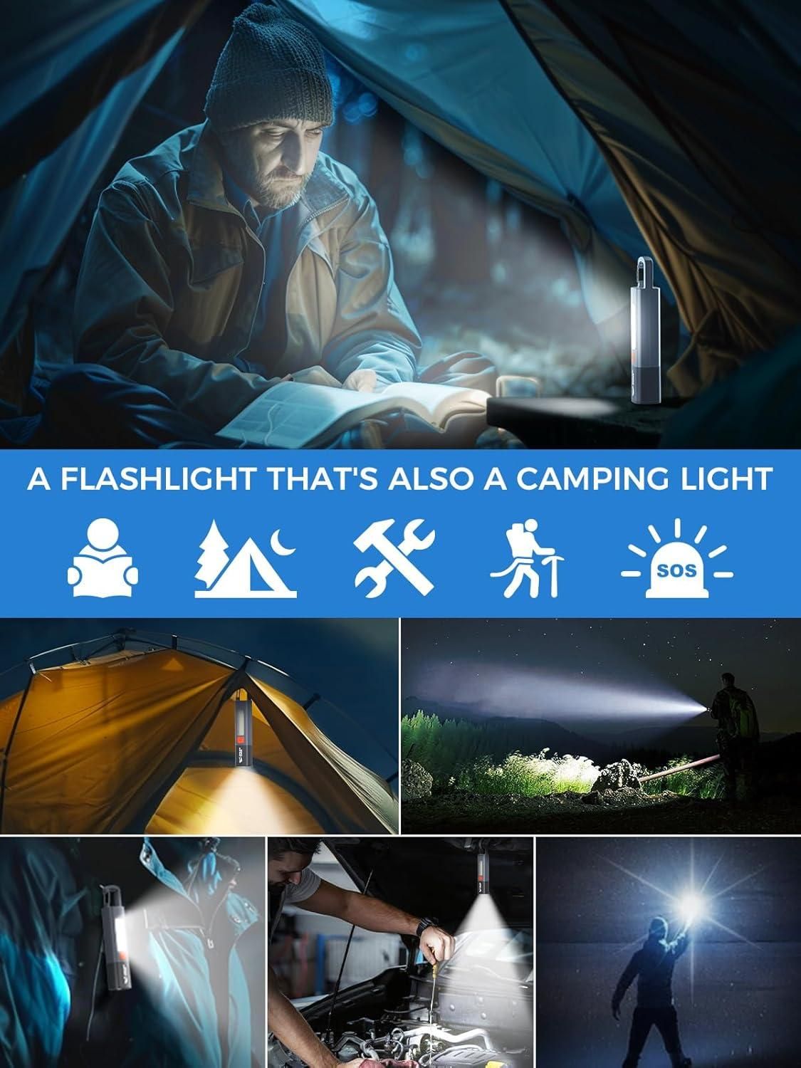 USB Charging Portable Outdoor EDC Torch